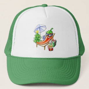 A Chilli Christmas At The Beach Trucker Hat