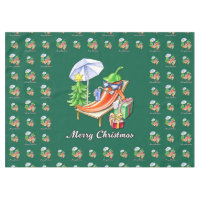 A Chilli Merry Christmas under Sunshade and Tree