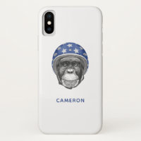 A Chimpanzee Motorcycle Rider | Add Your Name