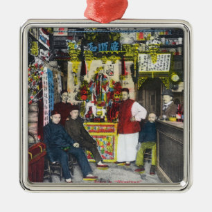 A Chinatown SceneHanford, CA Metal Tree Decoration