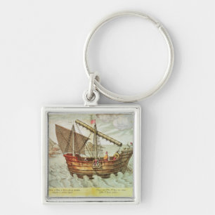 A Chinese Junk Key Ring