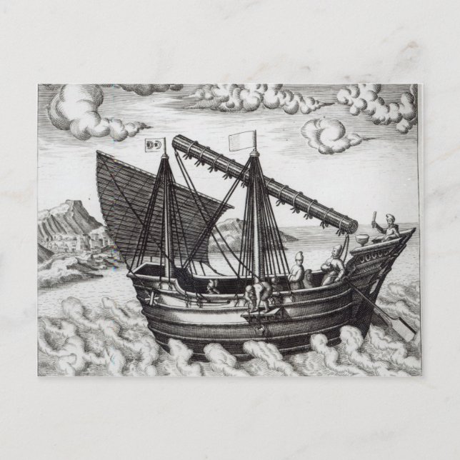 A Chinese Junk Postcard (Front)