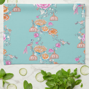 A Chinese tale wrapping paper Tea Towel