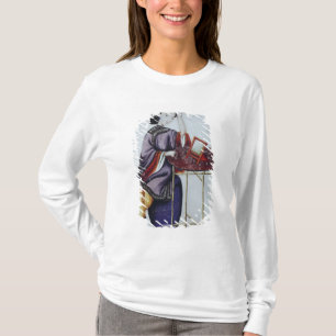 A Chinese Woman Arranging her Hair T-Shirt