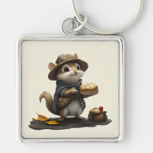 A Chipmunk off the Old Block Key Ring