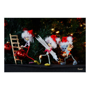A Christmas atmosphere with Fubby's taking care of Poster
