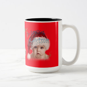 A Christmas baby Two-Tone Coffee Mug