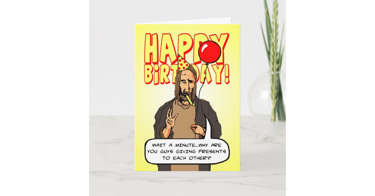 A Christmas Birthday Holiday Card | Zazzle