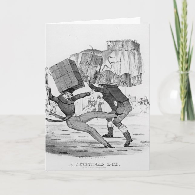 A Christmas Box, 1836 Holiday Card (Front)