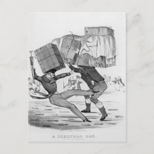A Christmas Box, 1836 Holiday Postcard