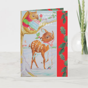 A Christmas Card for a Dear Little Girl