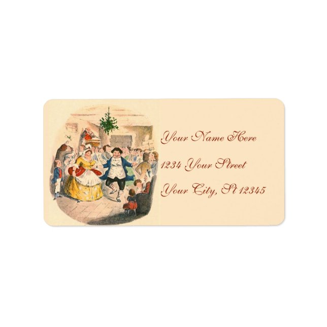 A Christmas Carol Address Labels (Front)