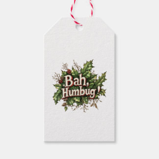 A Christmas Carol Bah Humbug Christmas Gift Tags