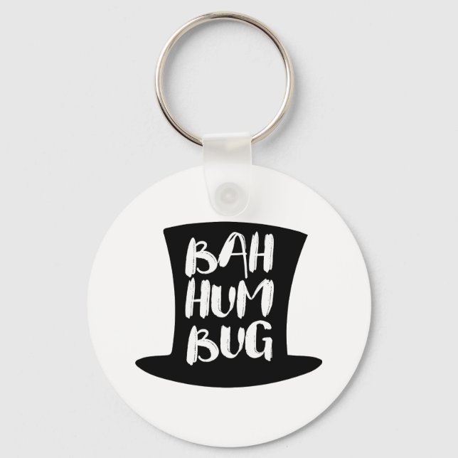 A Christmas Carol Bah Humbug Holiday Keychain (Front)