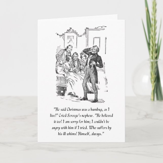 A Christmas Carol Card (Front)