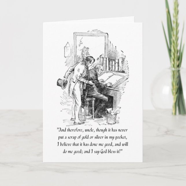 A Christmas Carol Card (Front)