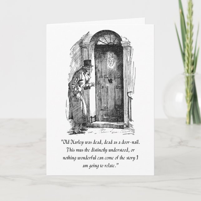 A Christmas Carol Card (Front)