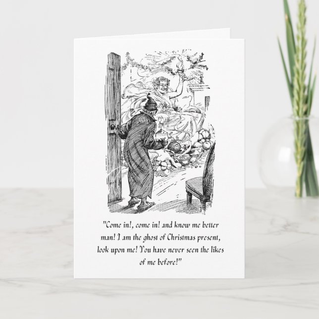 A Christmas Carol Card (Front)
