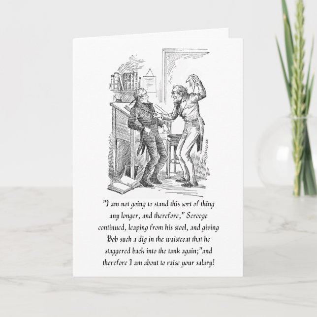 A Christmas Carol Card (Front)