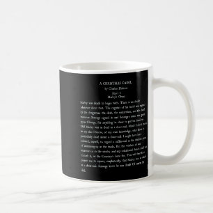 A Christmas Carol Charles Ens Book Reader Gift  Coffee Mug