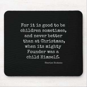 A Christmas Carol Charles Ens Book Reader Quote Gi Mouse Mat