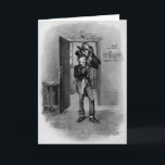 A Christmas Carol Christmas Card, Tiny Tim Holiday Card<br><div class="desc">This card features a vintage illustration of Bob Cratchit carrying his son,  Tiny Tim. From the book A Christmas Carol by Dickens.</div>