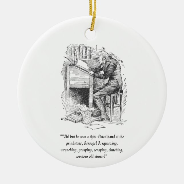 A Christmas Carol Ornament (Front)