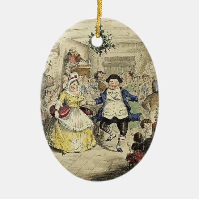 A Christmas Carol Ornament - Fezziwig's Ball (Front)