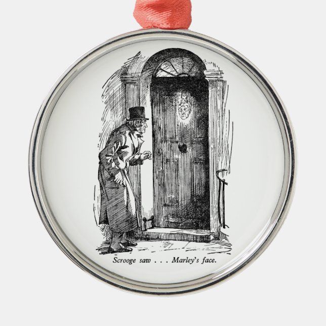 A Christmas Carol Ornament - Marley's Face (Front)