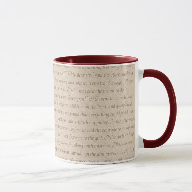 A Christmas Carol Quote Mug (Right)