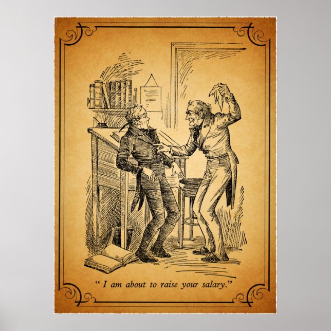 A Christmas Carol: Raise Your Salary Poster (Front)