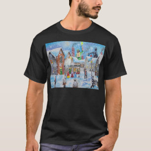 a Christmas Carol Scrooge and the three ghosts T-Shirt