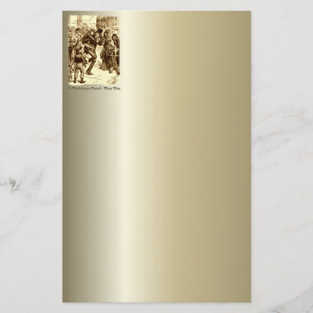 A Christmas Carol - Tiny Tim Stationery (Front)
