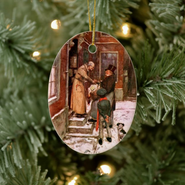 A Christmas Carol: Turkey Delivery Ceramic Tree Decoration (Tree)