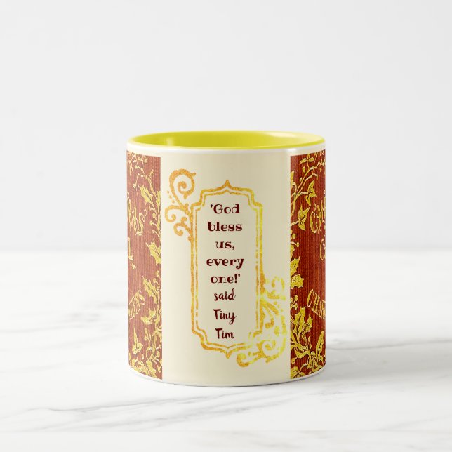 A Christmas Carol Two-Tone Coffee Mug (Center)