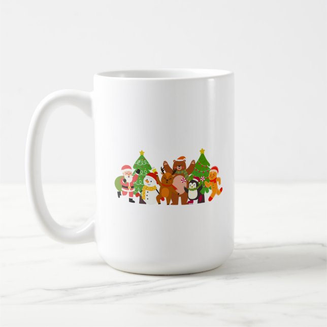 A Christmas Character Crew Coffee Mug (Left)