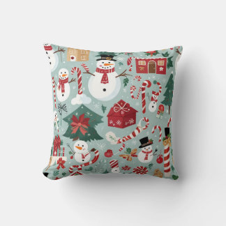 a Christmas cushion