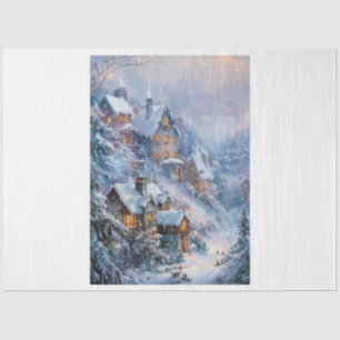 A Christmas Dream Village Tissue Paper