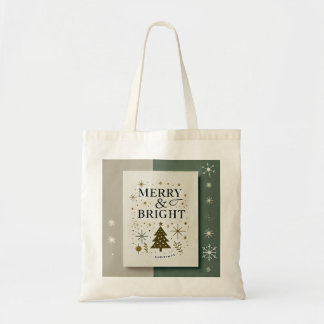 A Christmas eco bag full of joy and bright hopes.