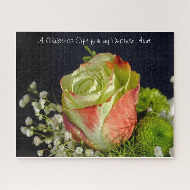 A Christmas Gift for my Dearest Aunt. Jigsaw Puzzle (Horizontal)