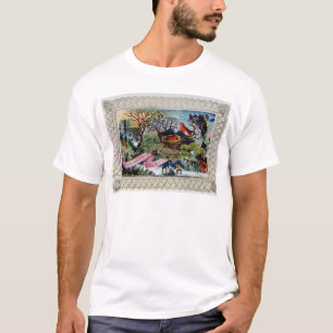 A Christmas Greeting, Victorian postcard T-Shirt