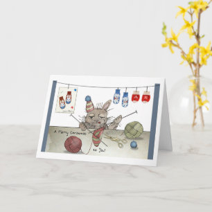 A Christmas Hat Card