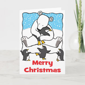 A Christmas hug Holiday Card