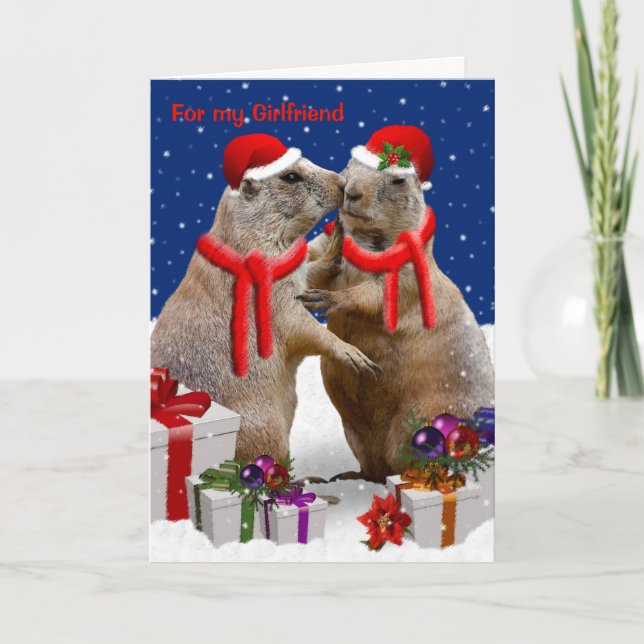 A Christmas Kiss Card GIRLFRIEND (Front)