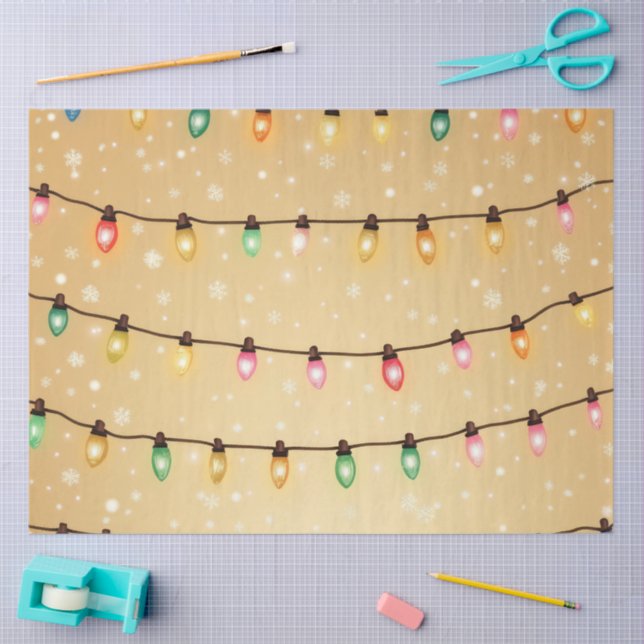A Christmas Light Series Design #11 Tissue Paper (Craft)