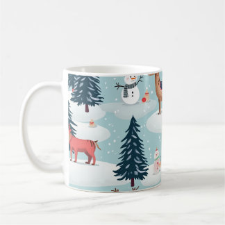 a Christmas mug