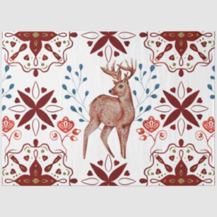 A Christmas Nordic Tile Series Design 4 Tissue Paper