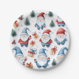 a Christmas party plate