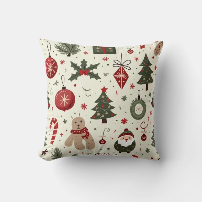 A Christmas pillow (Front)