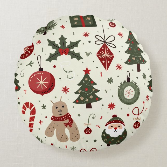 A Christmas pillow (Front)